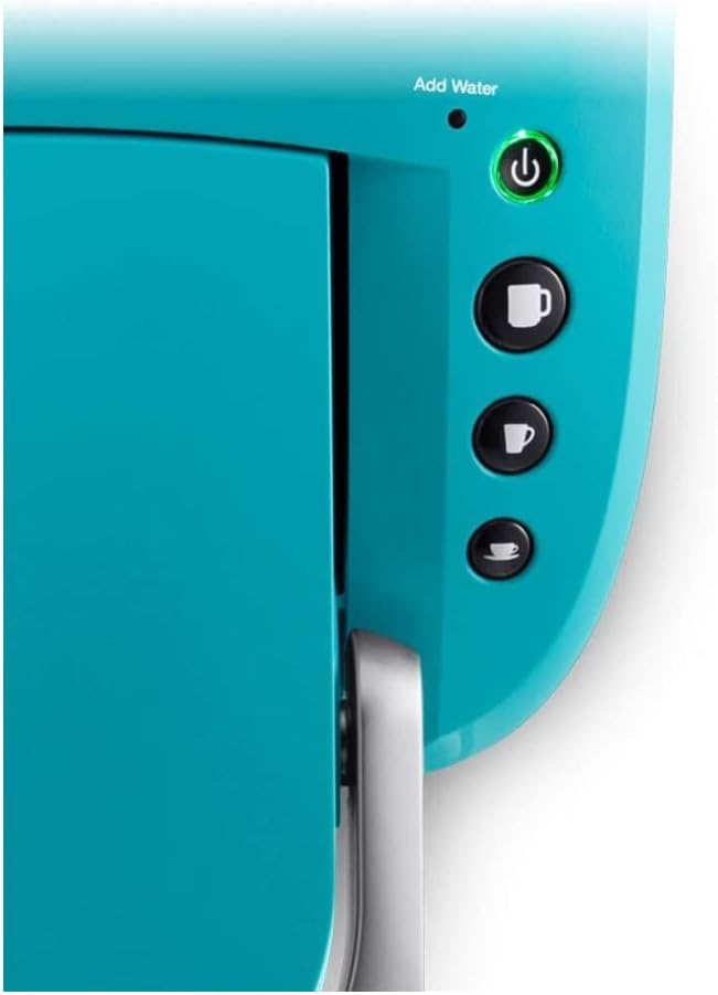 K-Compact Single-Serve K-Cup Pod Coffee Maker, 36 ounces, Turquoise
