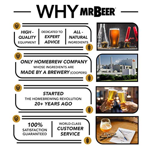 Craft Beer Making Kit 4 Gallon Complete DIY Home Brew Set Everything Included, Bottles, Refills Brew in 30 Minutes