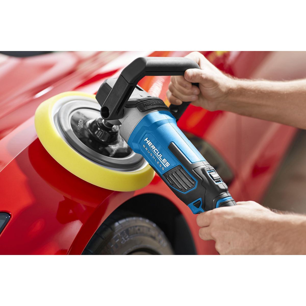 HERCULES 20V Brushless Cordless, 7 in. Variable-Speed Rotary Polisher/Sander - Tool Only
