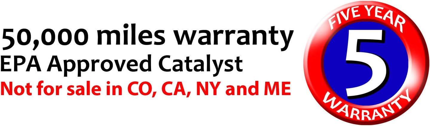 Garage-Pro Catalytic Converter Set of 2 Compatible with 2004-2014 Nissan Titan, Fits 2008-2012 Nissan Pathfinder, Fits 2005-2015 Nissan Armada Front and Rear, Passenger Side