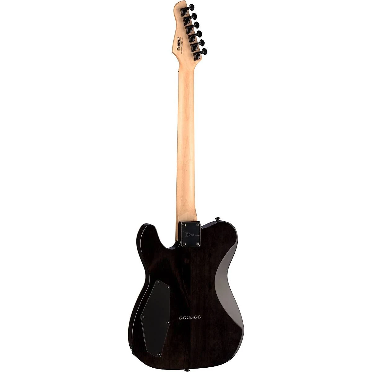 Dean Nashvegas Flame Hum Hum Electric Guitar Trans Black