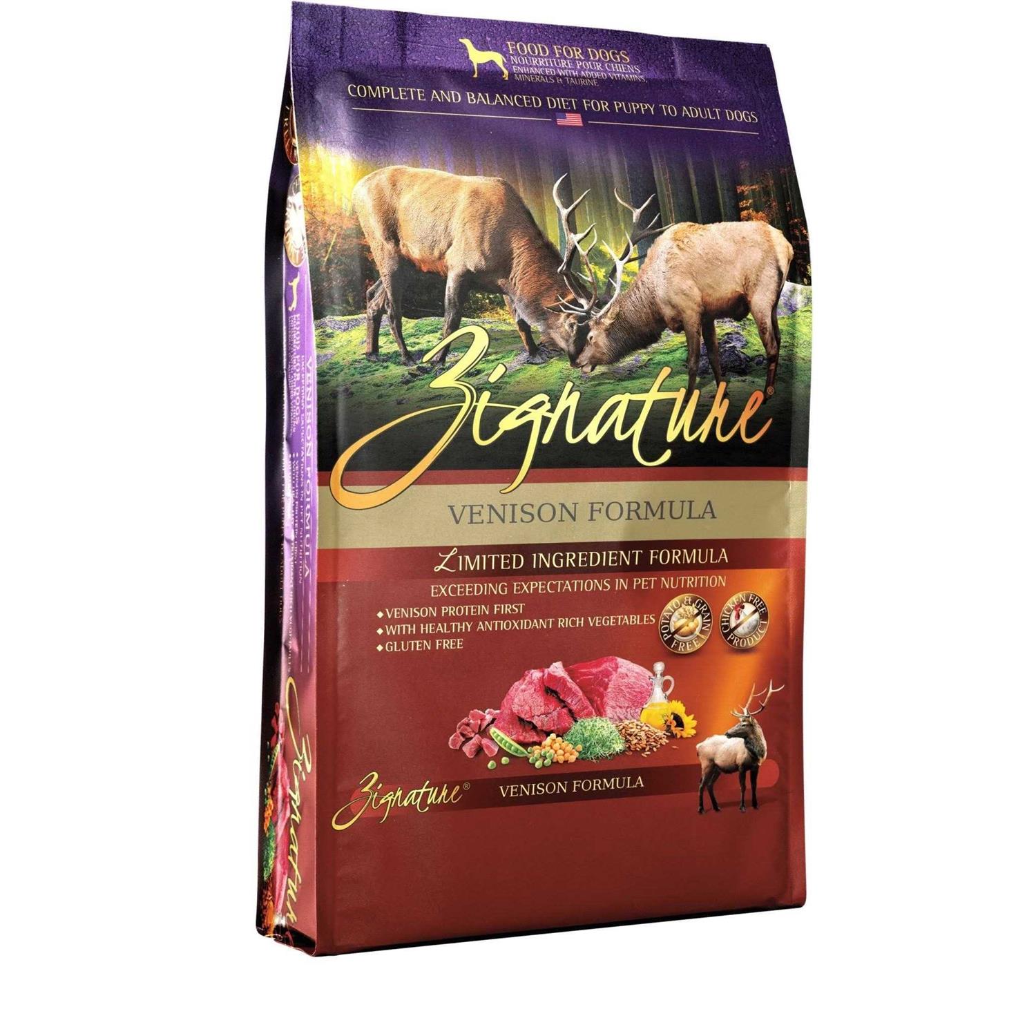 Zignature Limited Ingredient Venison Formula Dry Dog Food - Pet Supplies online store