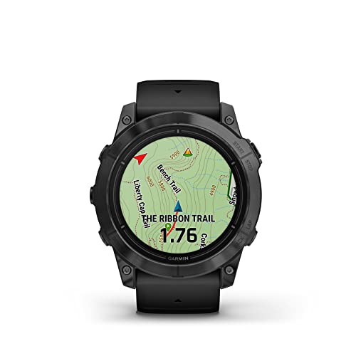 Wearable4U - Garmin Epix Pro Gen 2 Sapphire: Titanium 42 mm Smartwatch|AMOLED Up to 10 Days Battery Life, Multisport & Outdoor GPS Watch w/Flashlights & Gift Bundle