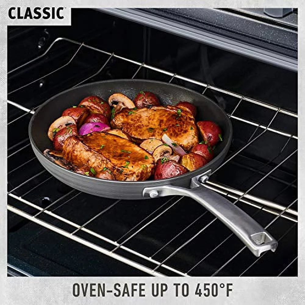 Calphalon Classic Hard-Anodized Nonstick Pots and Pans, 10-Piece Cookware Set