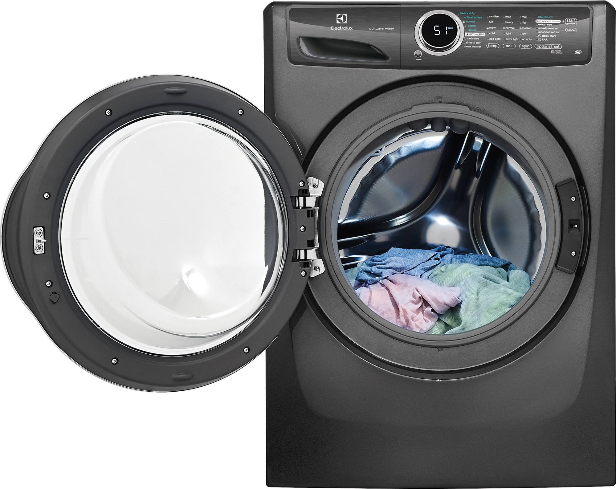 Electrolux Luxcare 4.3 Cu. ft. Front Load Washer Titanium EFLS517STT