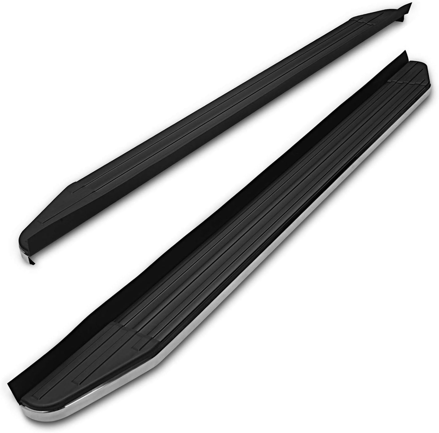 TAC Running Boards Fit 2011-2020 Toyota Sienna (Plastic Cover Under Floor Panel Must be Cut)(Exclude SE Model) Aluminum Black Side Steps Nerf Bars Step Rails Rock Panel Off Road Accessories 2 Pieces