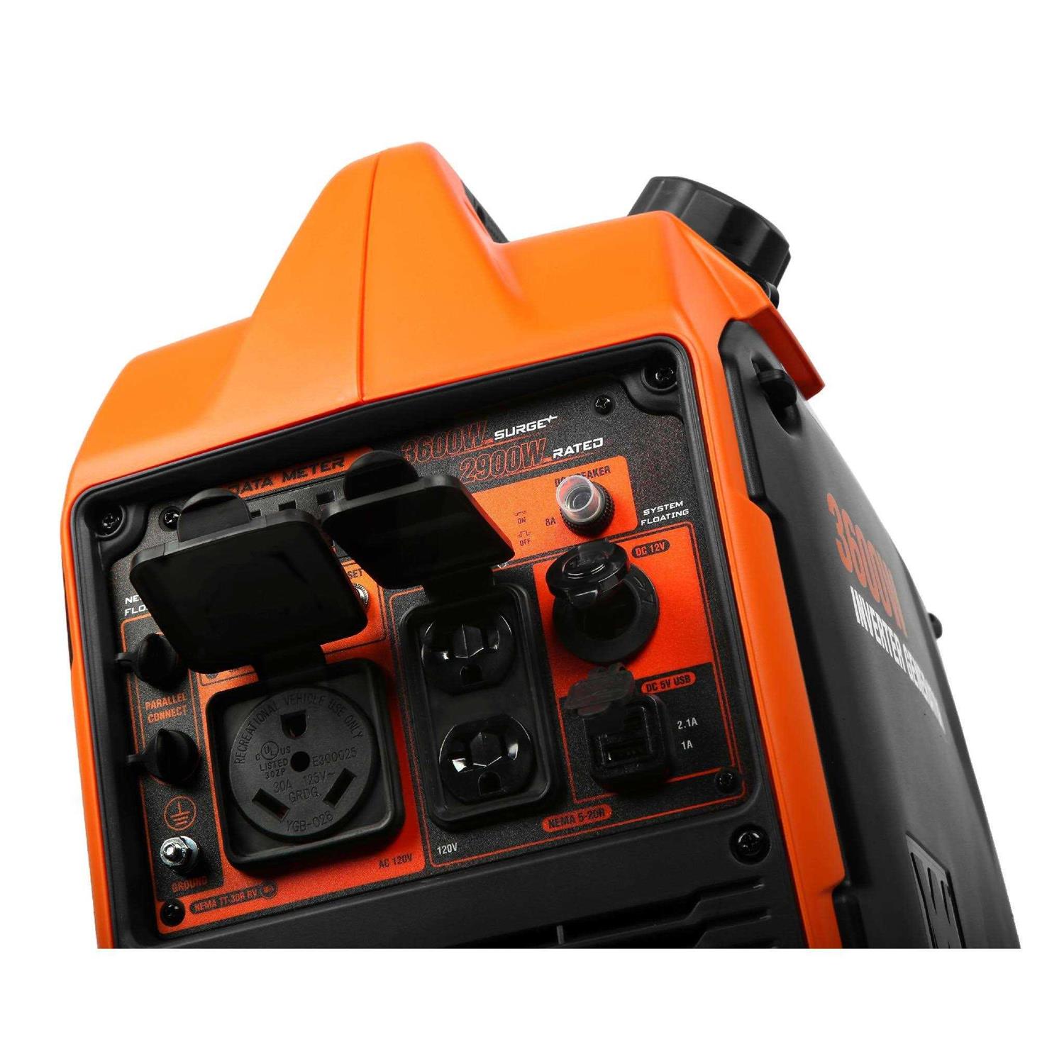 WEN 3600-Watt Portable Inverter Generator, RV-Ready, Quiet and Lightweight with Fuel Shut Off - Shop Hardware Tools Online Store