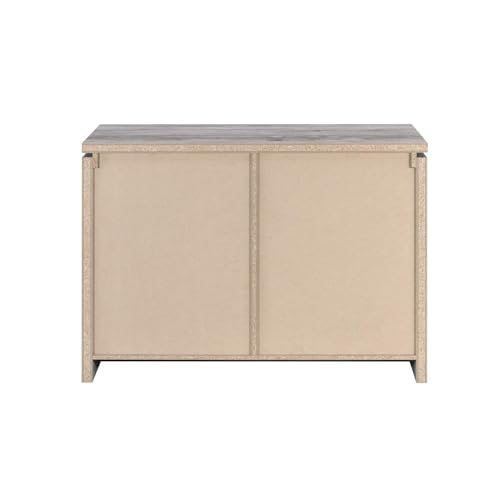 Grey Driftwood 2-door Accent Cabinet Storage Cabinets