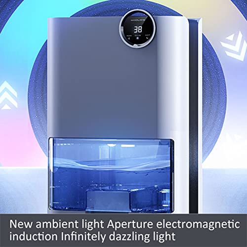 Room Dehumidifiers for Bedroom, Basement Dehumidifier with Drain Hose, Tank Capacity 67 Oz, Dehumidifiers for Home Small Room