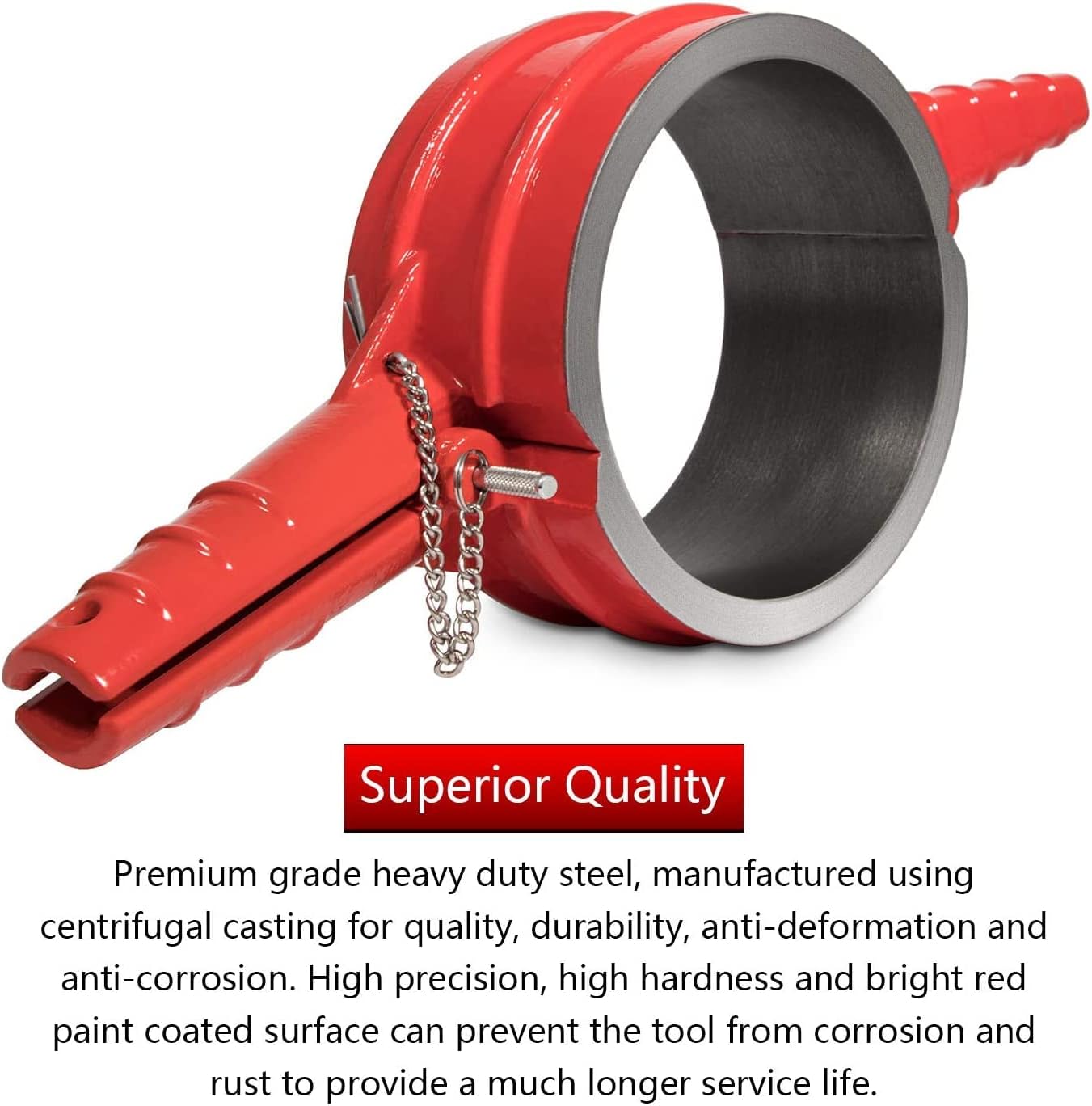 ROUTEKING 7040 Piston Ring Compressor Tool for Cummins ISX/QSX 15, Caterpillar 3400, C-15 with 5.4" bore, Alternative to PT-7040 5299448 5299447 5299339, with Anti-Polishing Ring Adapter (4 PCS)