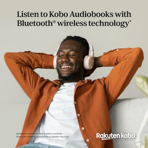 Kobo Clara BW | eReader | 6” Glare-Free Touchscreen with ComfortLight PRO | Dark Mode Option | Audiobooks | Waterproof | 16GB of Storage | Black