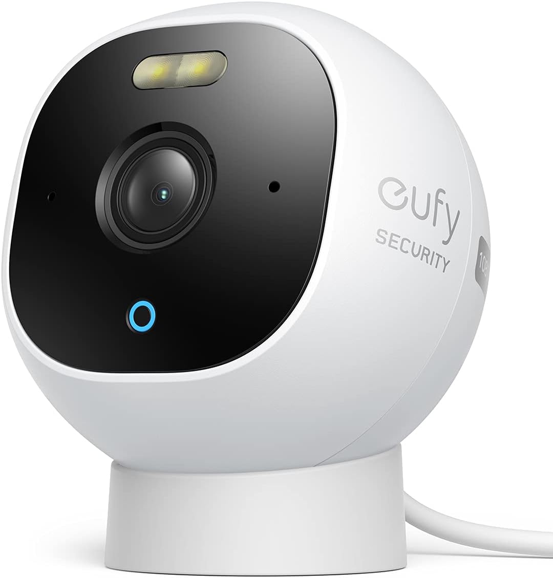 eufy Security Solo OutdoorCam C22, All-in-One Outdoor Security Camera with 1080p Resolution, Spotlight, Color Night Vision, No Monthly Fees, Wired Camera, Security Camera Outdoor, IP67 Weatherproof