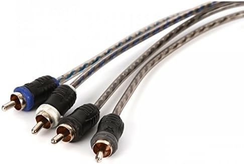 NVX XKIT44 Audio 100% Copper 4 Gauge Car Amplifier Install Kit w/ 4-Channel RCA, Up to 1000 Watts RMS