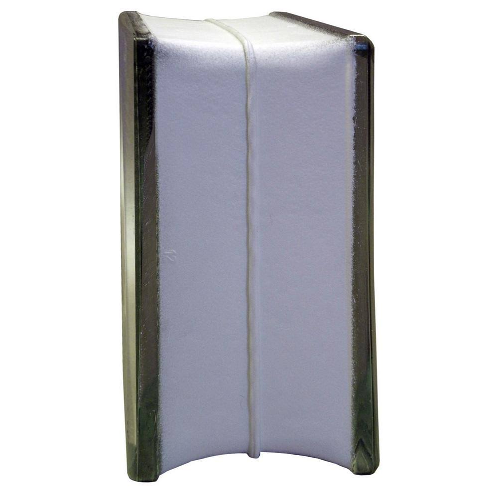 Clearly Secure GBW883 Nubio 7.75 in. x 7.75 in. x 3.12 in. Wave Pattern Glass Block (10-Pack)