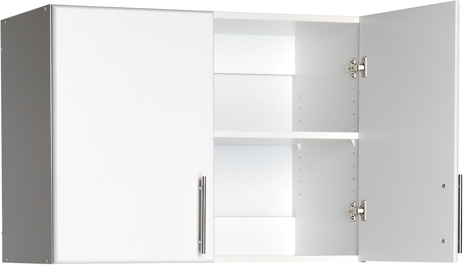 Prepac Elite Wall Mount and Freestanding Storage Cabinets Bundle (2 Pieces) | Stackable Garage Storage Solutions