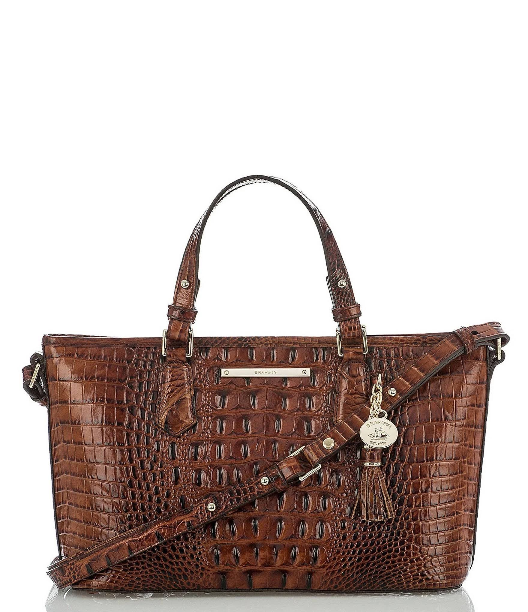 Brahmin Pecan Mini Asher Melbourne Satchel