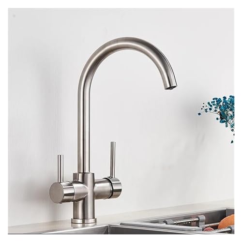 Purified Water Kitchen Faucet 360 Degree Rotate Hot Cold Mixer Bathroom Taps Dual Handle Kitchen Faucet Drinking Water Tap,Faucet for Kitchen