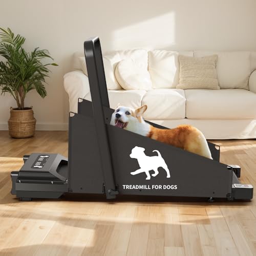 Dog Running Machine,Treadmill for Dogs Small Medium Dogs,Exercise Equipment for Puppy Pet Doggie Treadmill,Up to 220lbs, Low Noise