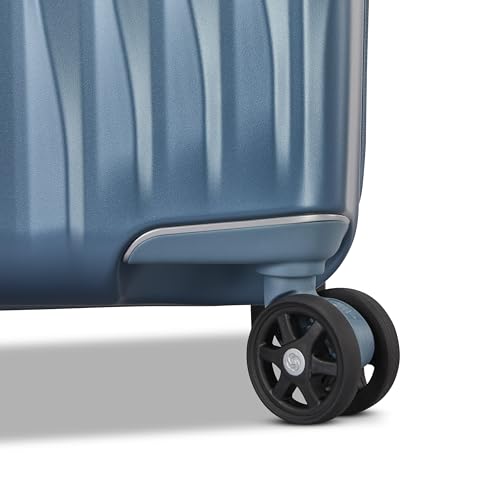 Samsonite UpLIFT 19" Lightweight Hardside Carry-On Luggage with Spinner Wheels - Expandable - Airline-Approved, Polycarbonate Hard Suitcase for Ultra Lightweight Travel - Silver Shimmer