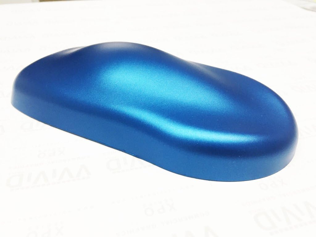 VViViD+ Matte Metallic Blue (Ghost) Vinyl Wrap Roll (50ft x 5ft)