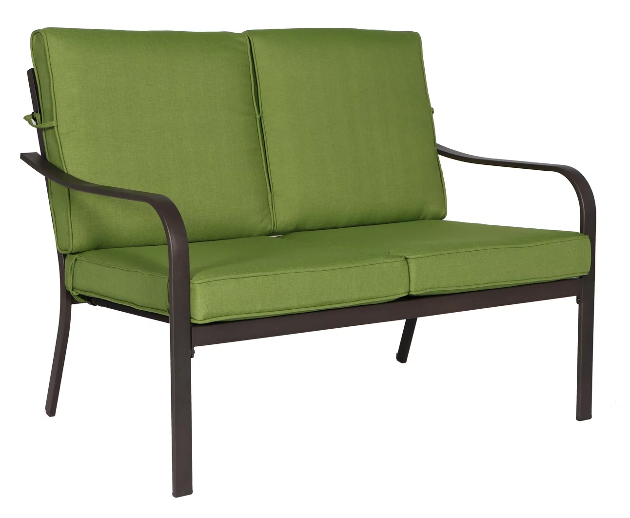 Mainstays Stanton 4-Piece Steel Outdoor Patio Conversation Set, Red