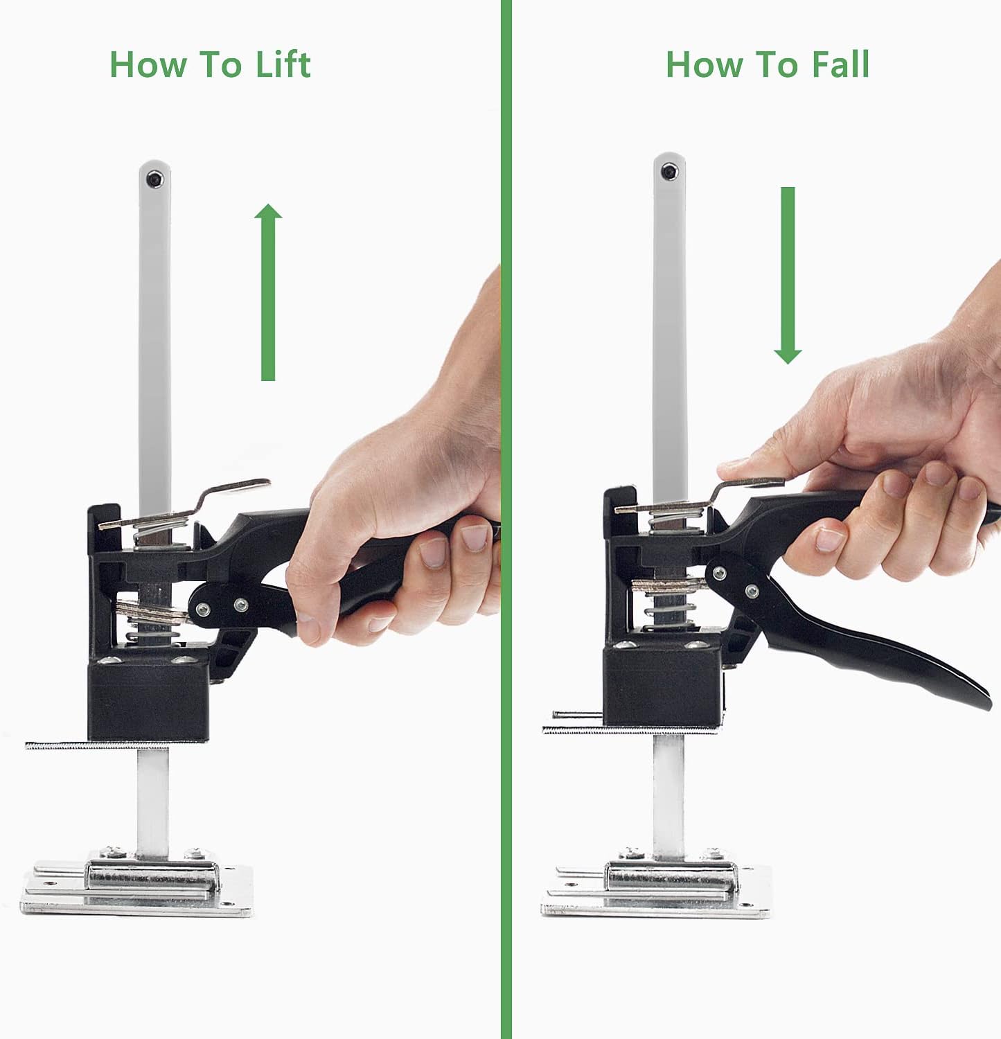 Lever Arm Labor Saving Arm Hand Jack Appliance Lift Jack Cabinet Jacks For Installing Cabinets Drywall Lift Effort Elevator Furniture Jack Door Installation Tools Height Up To Rises7.73 Inches 2 PACK
