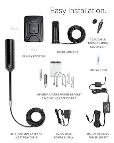 weBoost Drive x RV Cell Phone Signal Booster 471410