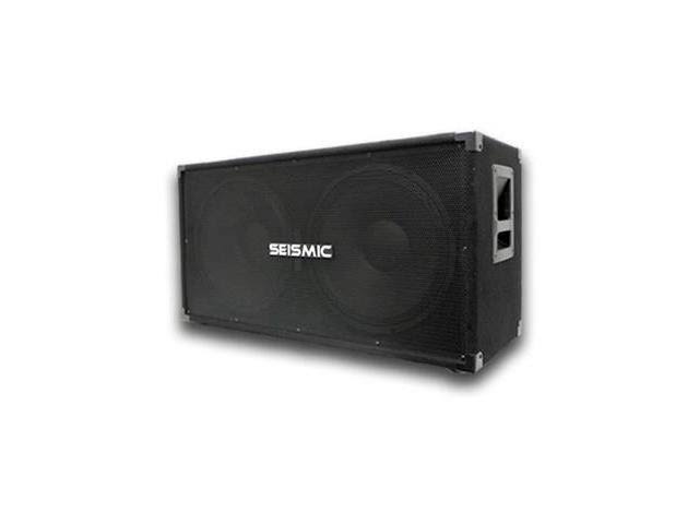 Seismic Audio 215 Bass Speaker Cabinet 2x15 PA DJ 600 Watts New Dual