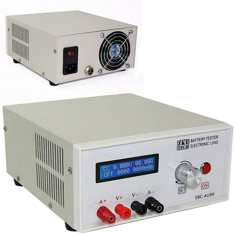 Digital Battery Tester Battery Load Tester Li-ion Battery Charge Capacity Tester LCD Battery Charger Checker Analyzer Tester Battery Capacity Performance Tester Device Mobile Power Head Test