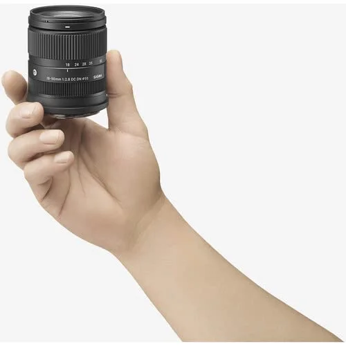 Sigma 18-50mm f2.8 DC DN Contemporary Lens for Sony E with Advanced Accessory and Travel Bundle (Sigma 1-Year USA Warranty)