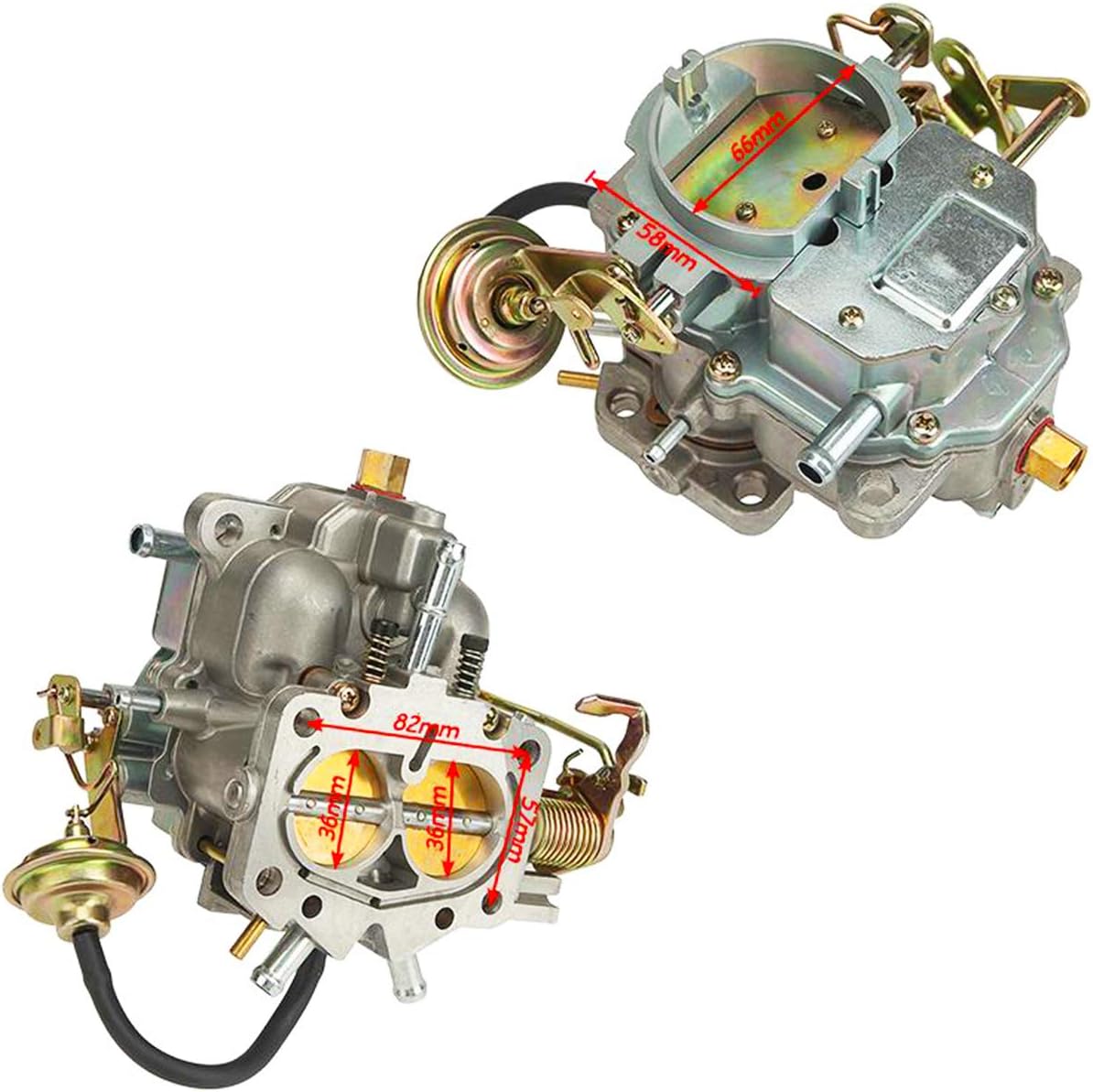 ALAVENTE Carburetor for Dodge Plymouth Models & Dodge Truck 1966-1973 with 273-318 Engine, 2 Barrel Carburetor Carb Manual Choke