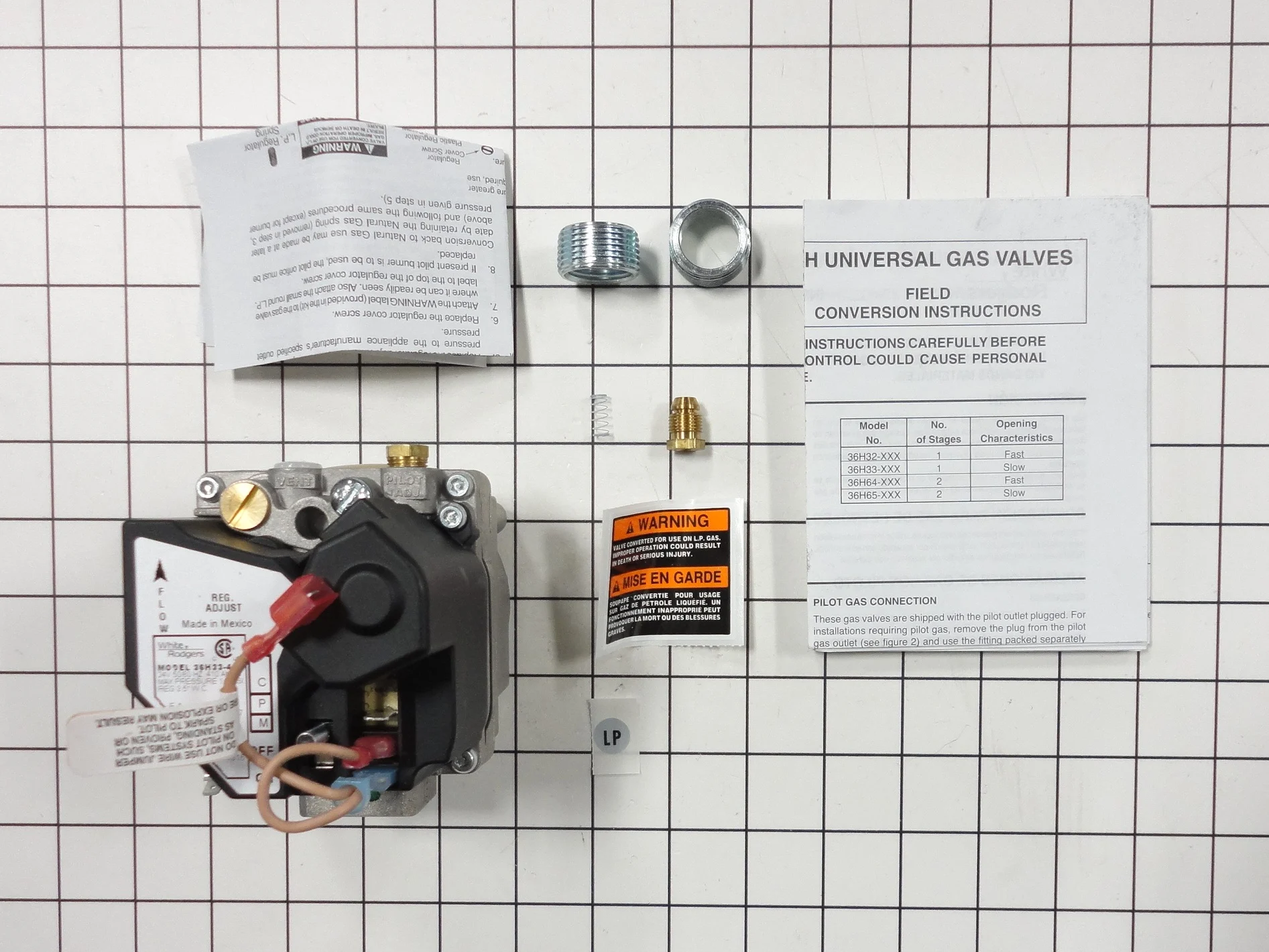 36H33-412 White-Rodgers Gas Valve Manifold