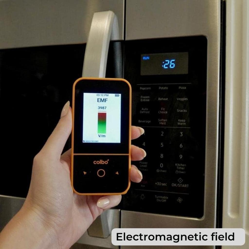 Colbo SafeCheck: 4-in-1 Digital EMF Meter, Radiation Detector, TDS Water Tester, and Nitrate Tester. Food and Water Quality Measuring, Radiation Meter, and Nuclear Survival Gear