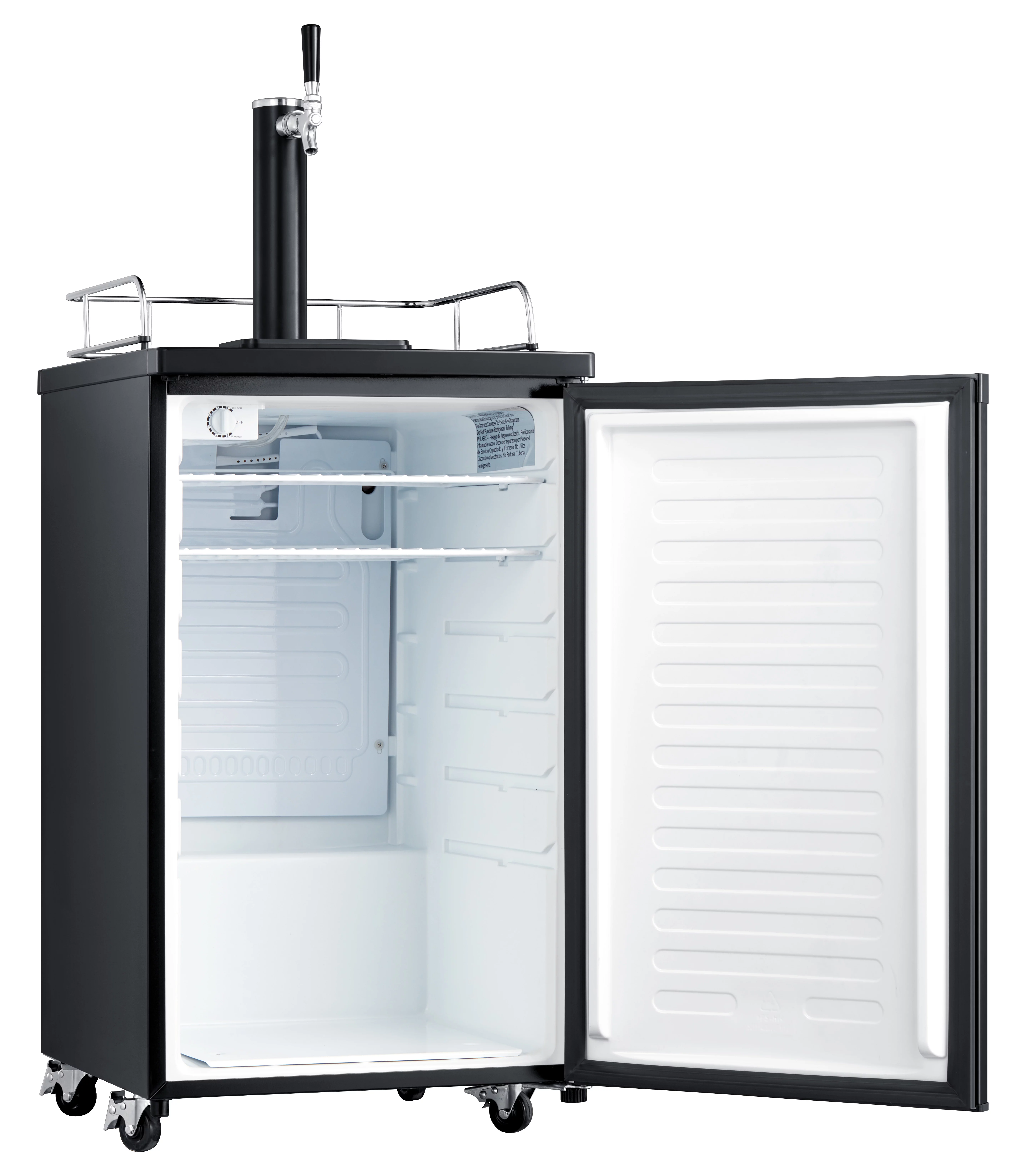 Arctic King Single Tap Kegerator, 4.9 cu. ft, Black, ABDA049ADBS
