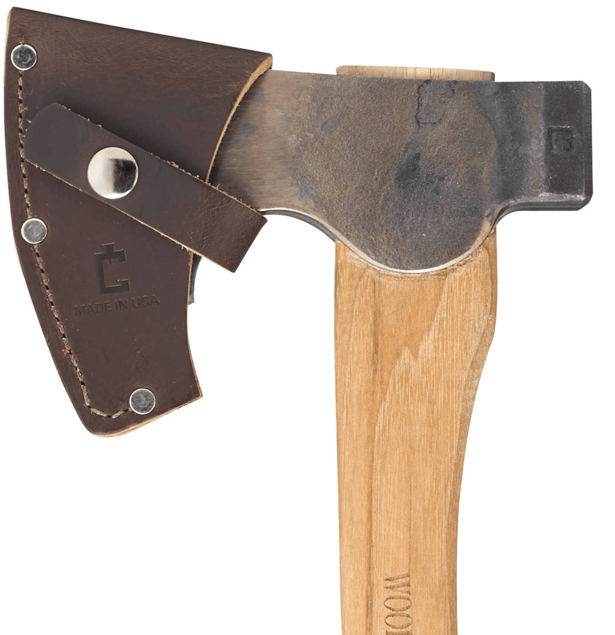 Council Tool 1.7#Wood-Craft Camp Carver Axe, 16x22 Curved Handle Axe Model - USA Made