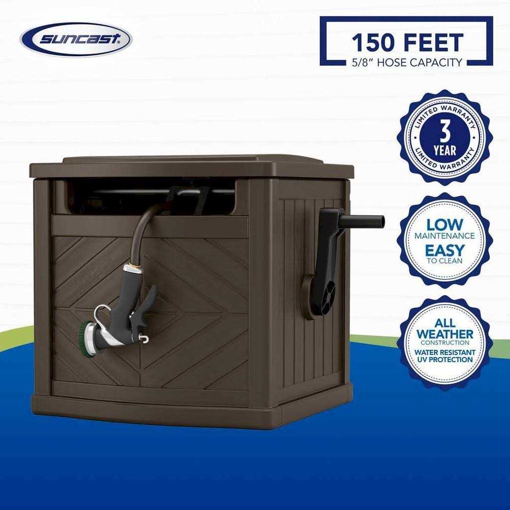 Suncast 150 ft. Hideaway Hose Storage - Shop Hardware Tools Online Store