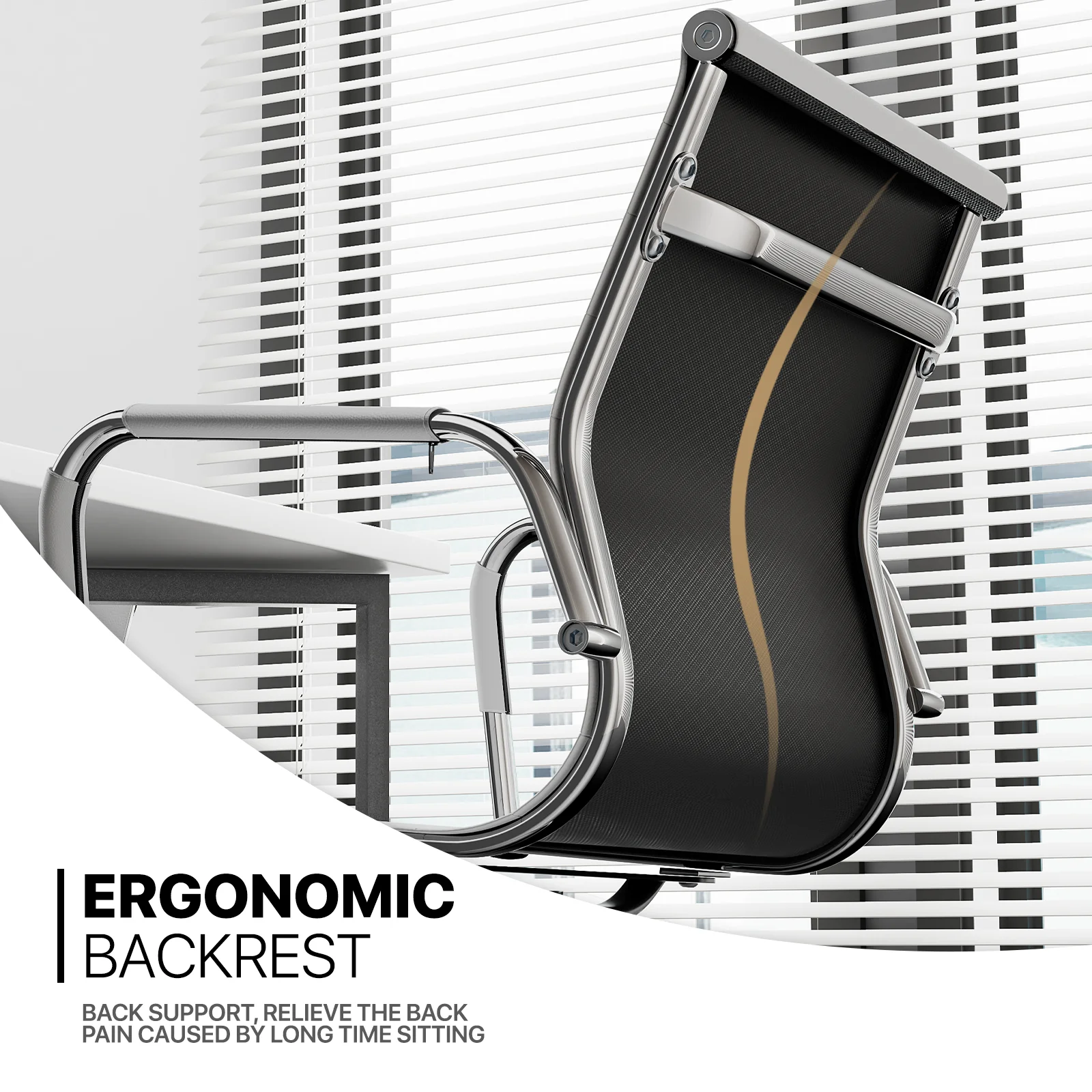 MoNiBloom Set of 2 Office Waiting Room Chairs for Reception Conference Area, Guest Seat Chairs with Removable Arm Sleeve and Sled Base, White