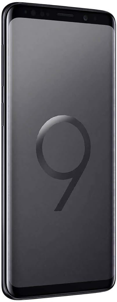 Samsung Galaxy S9 (SM-G960F/DS) 4GB / 64GB 5.8-inches LTE Dual SIM (GSM Only, No CDMA) Factory Unlocked - International Stock No Warranty (Midnight Black, Phone Only)