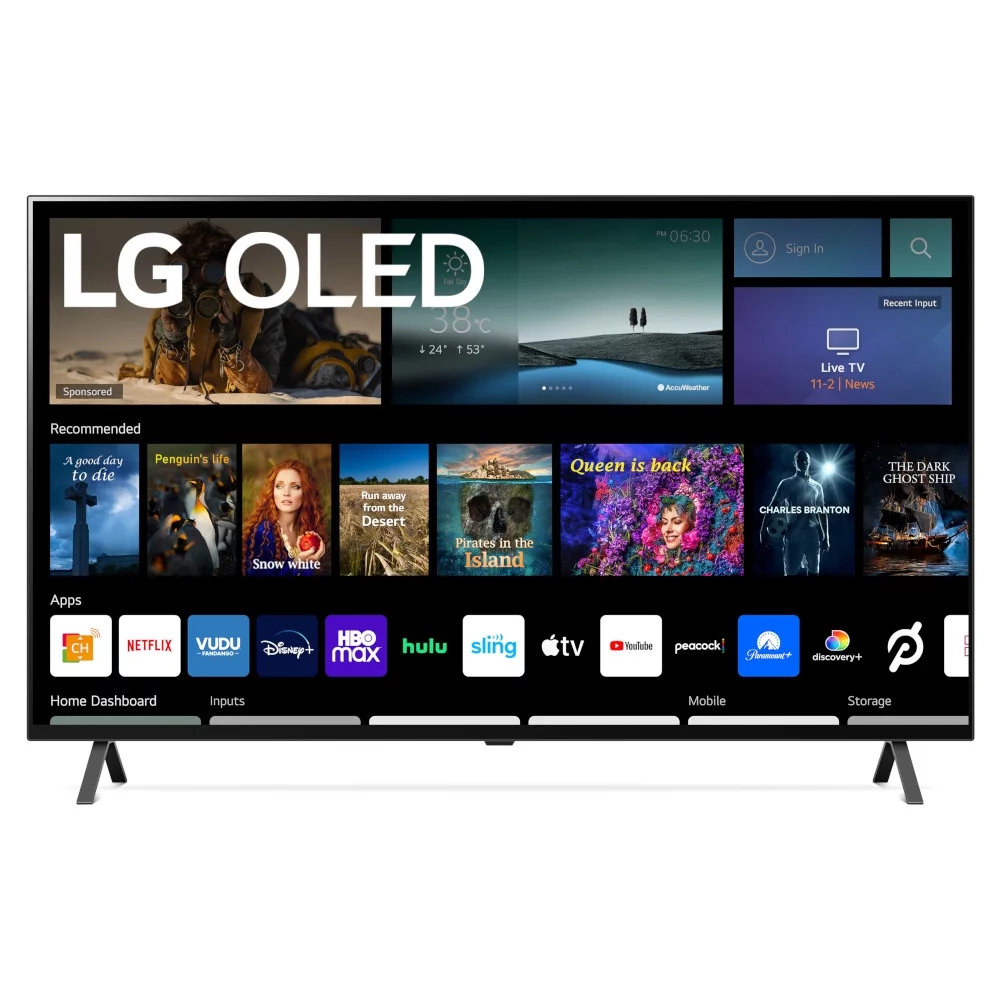 LG 65 Class 4K UHD OLED Web OS Smart TV with Dolby Vision A2 Series OLED65A2PUA