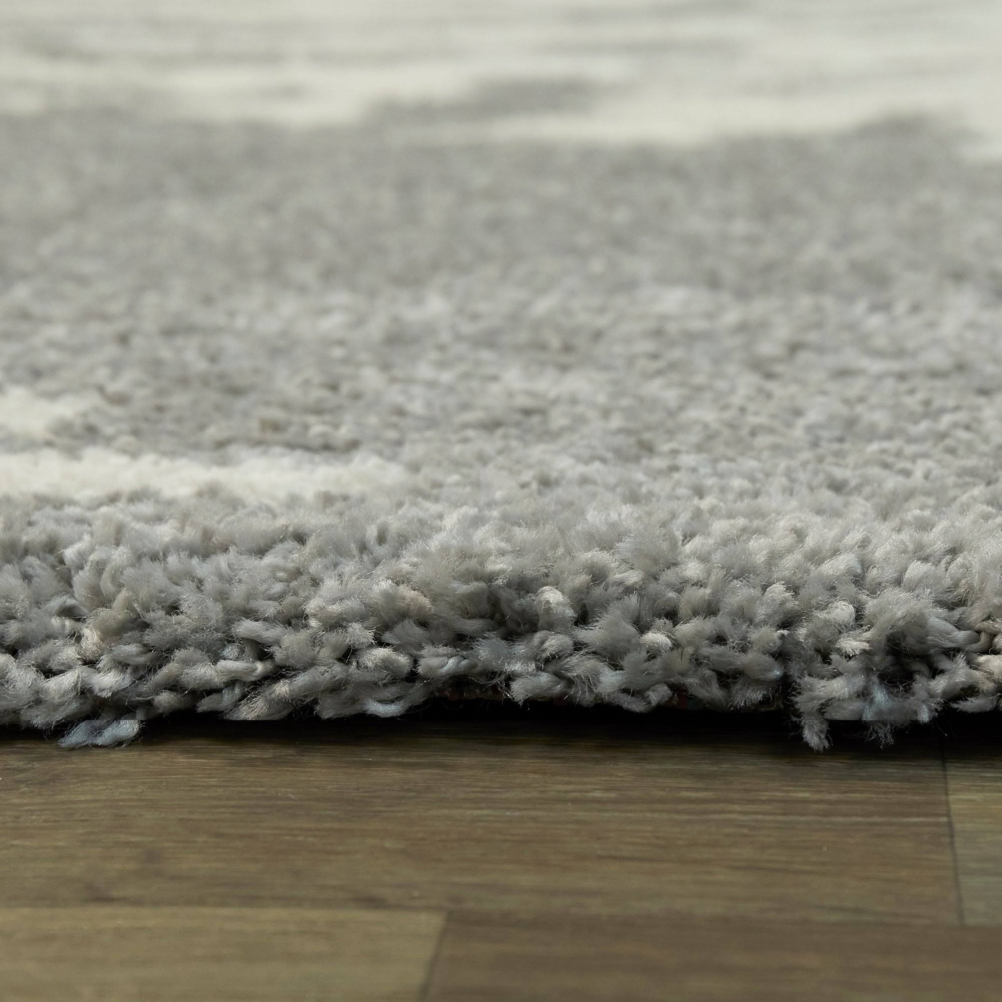 BALTA Sarasota Teal 5 ft. x 7 ft. Coastal Shag Area Rug, Blue