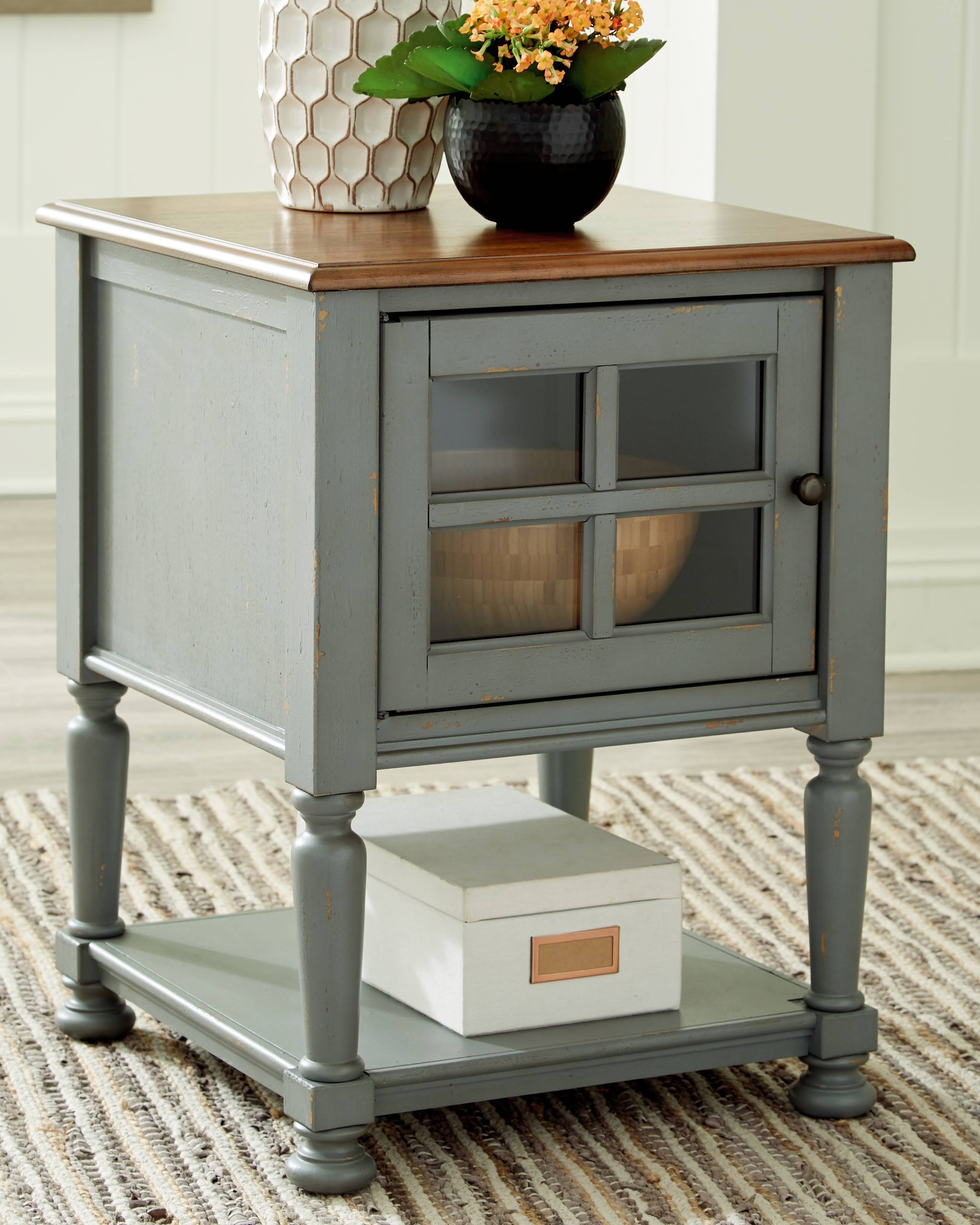 Mirimyn - Gray/Brown - Accent Cabinet