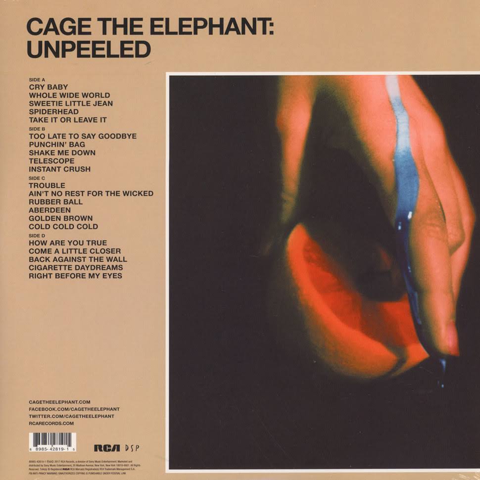 Unpeeled/Lp Cage The Elephant
