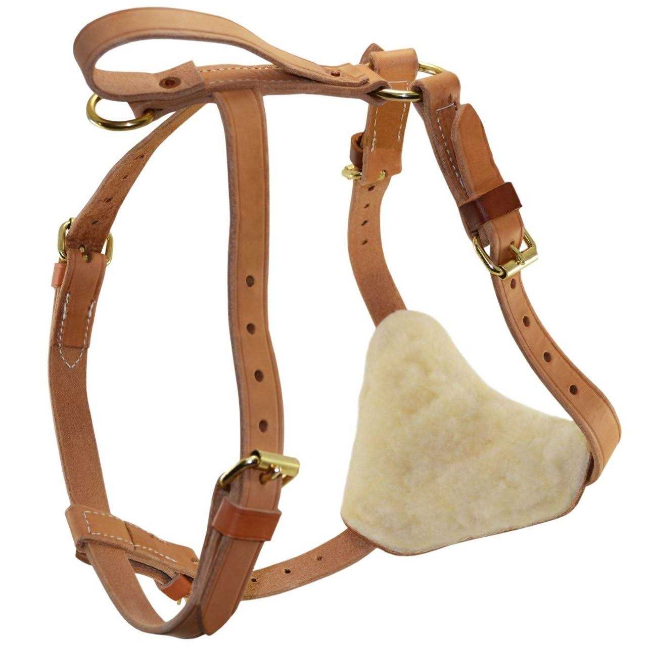 Signature k-9 Leather Tracking Harness - Pet Supplies online store