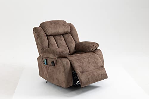 Livingroom Furniture Living Room Elderly,Relax Sofa Lift Massage Chair Power Electric Reclining, Brown