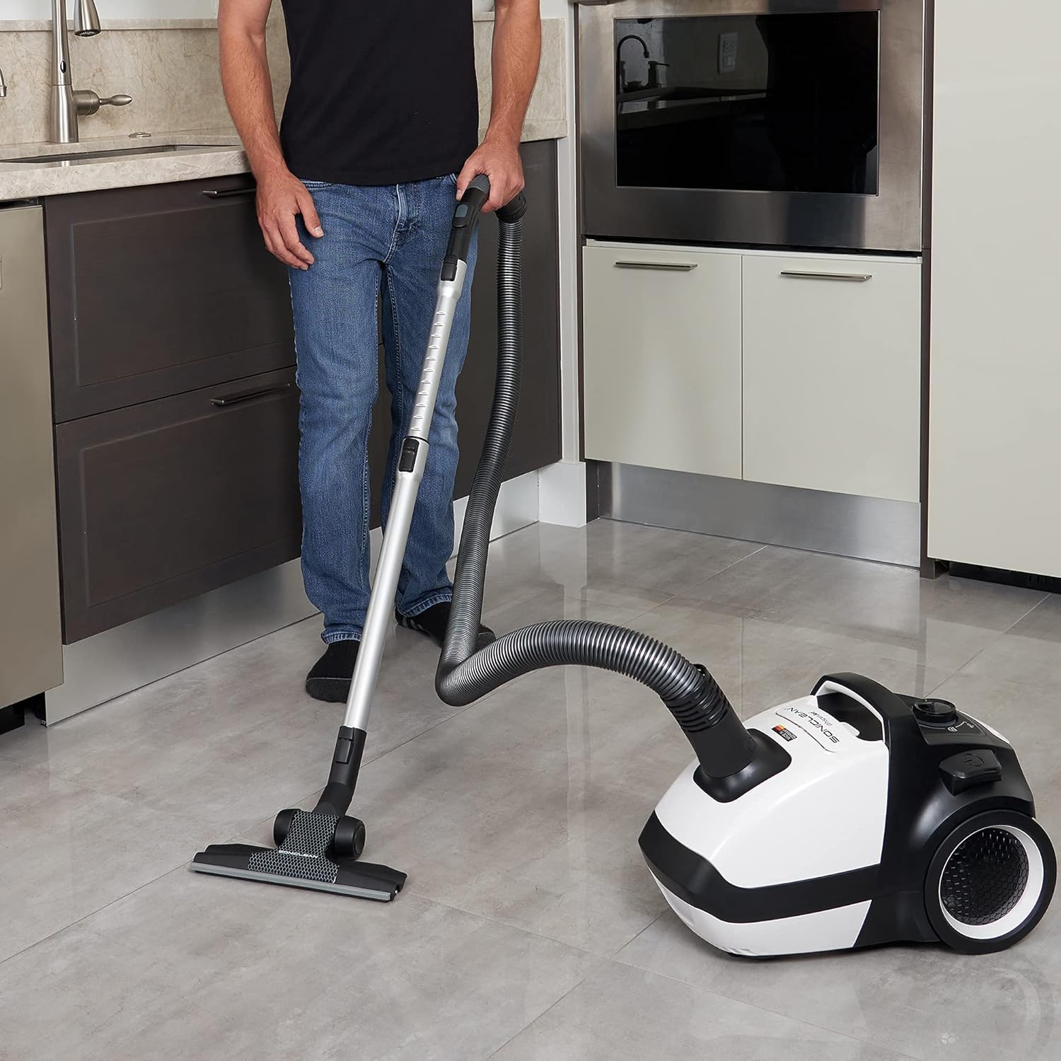 Soniclean WhisperJet C2 Canister Vacuum Cleaner – U15 ULPA Filtration – Ultra-Quiet Operation - Made in Germany