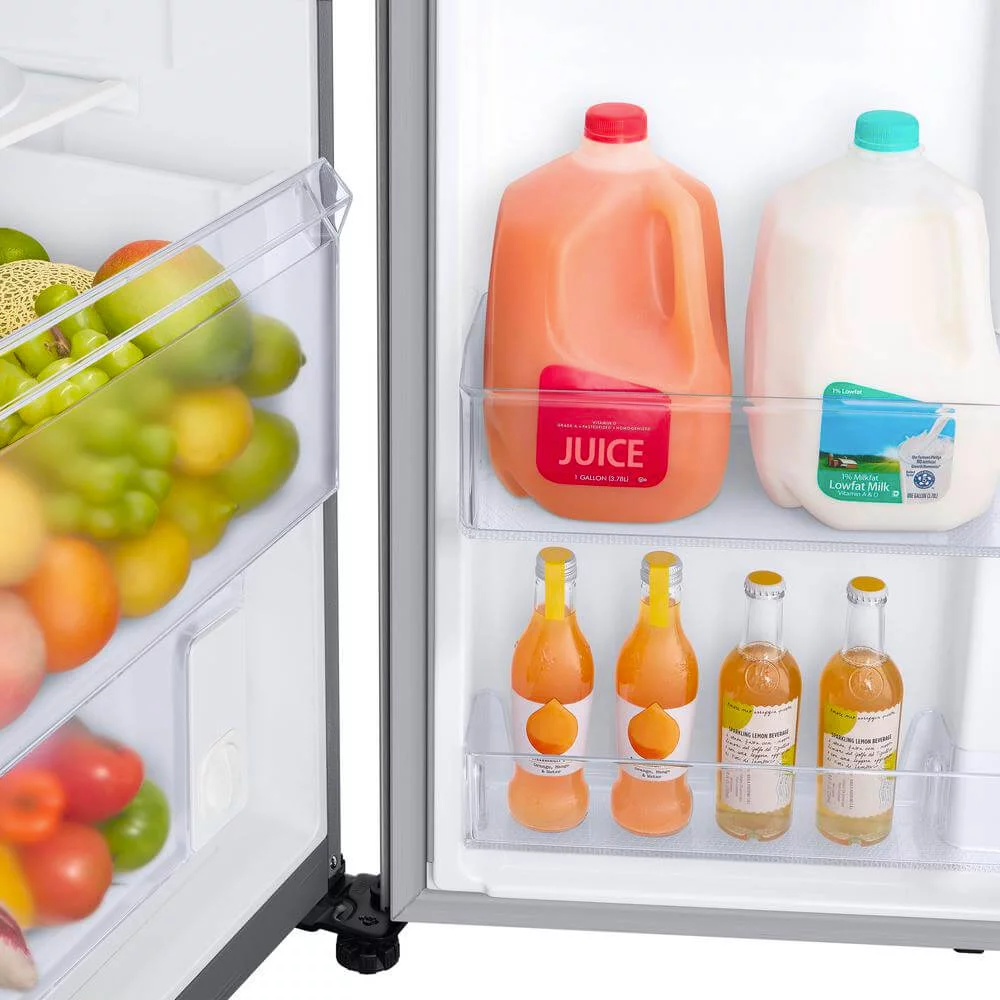 SAMSUNG RS22T5201SR 22 cu. ft. Counter Depth Side-by-Side Refrigerator in Stainless Steel