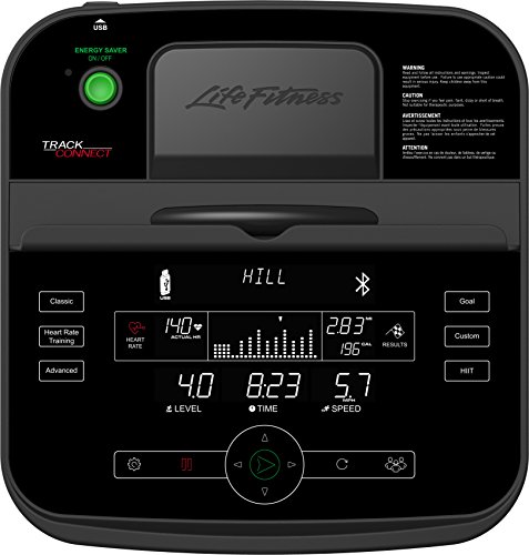 Life Fitness Recumbent with Track Connect Console