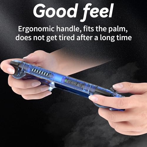 RG556 Handheld Retro Gaming Console 28 Emulators 42K+ Preloaded Games 5.48” AMOLED Display Android 13 Unisoc T820 8K TV Output Portable Video Game Console for Kids & Adults (Blue-256G)