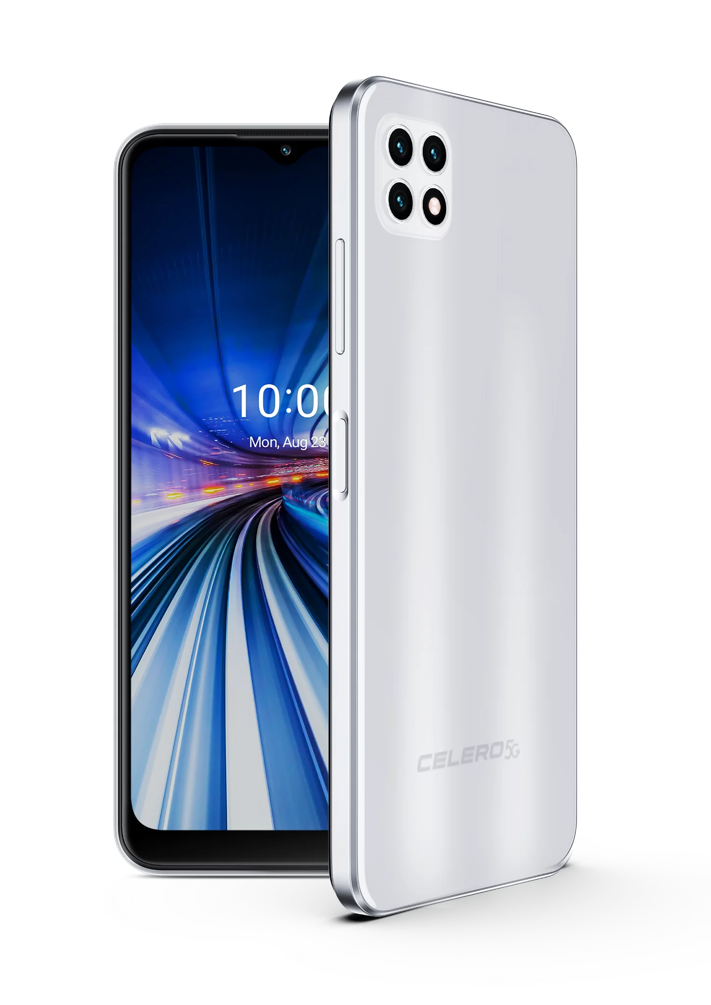 Boost Mobile, Celero 5G, 64GB, White- Prepaid Smartphone