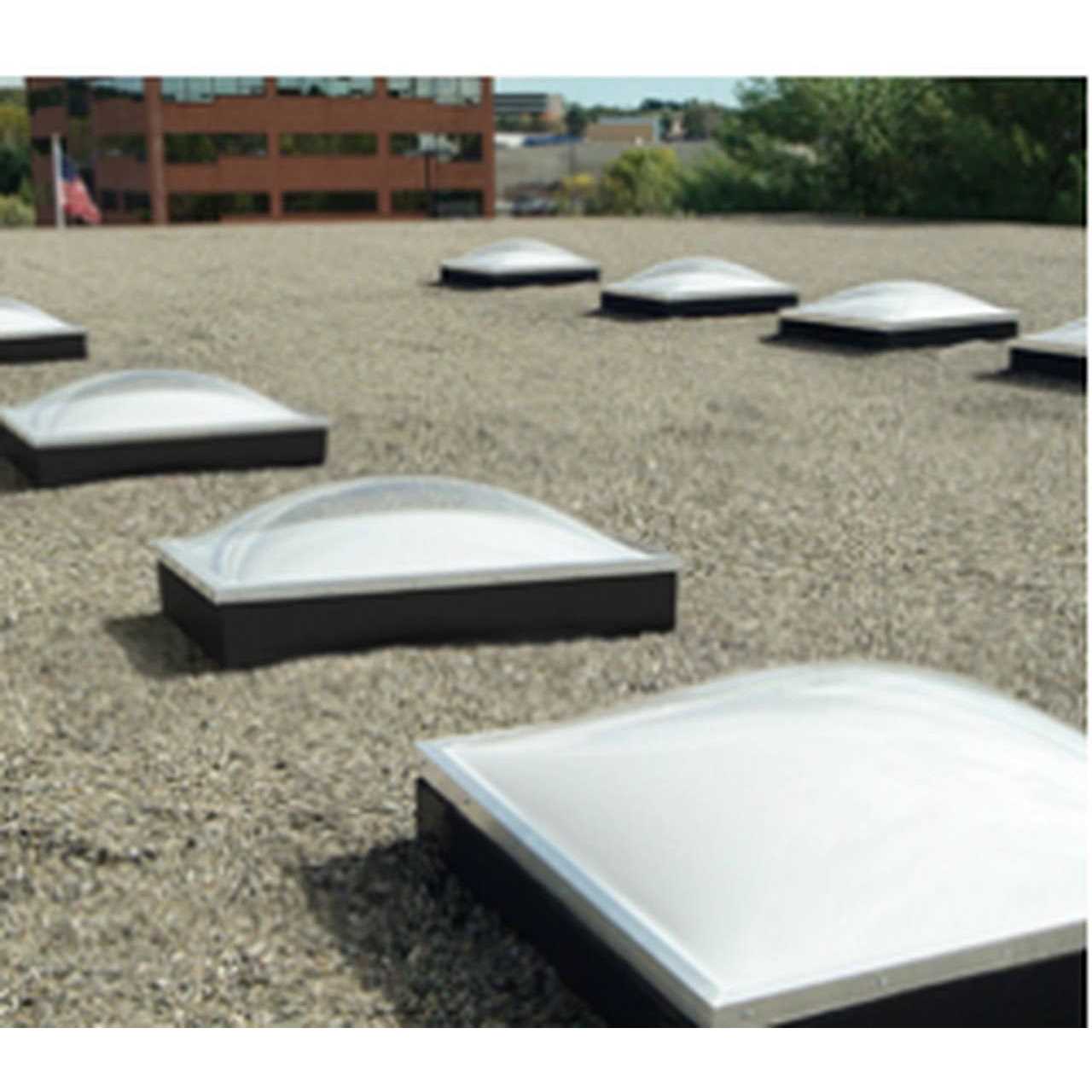 VELUX CG2 Acrylic Double Dome Curb Mounted Commercial Skylight FXG 225225 0A1A1S